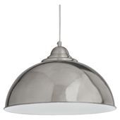 Tesco Milford Ceiling fitting Satin Nickel