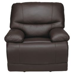 Angelo Leather Recliner Chair, Chocolate