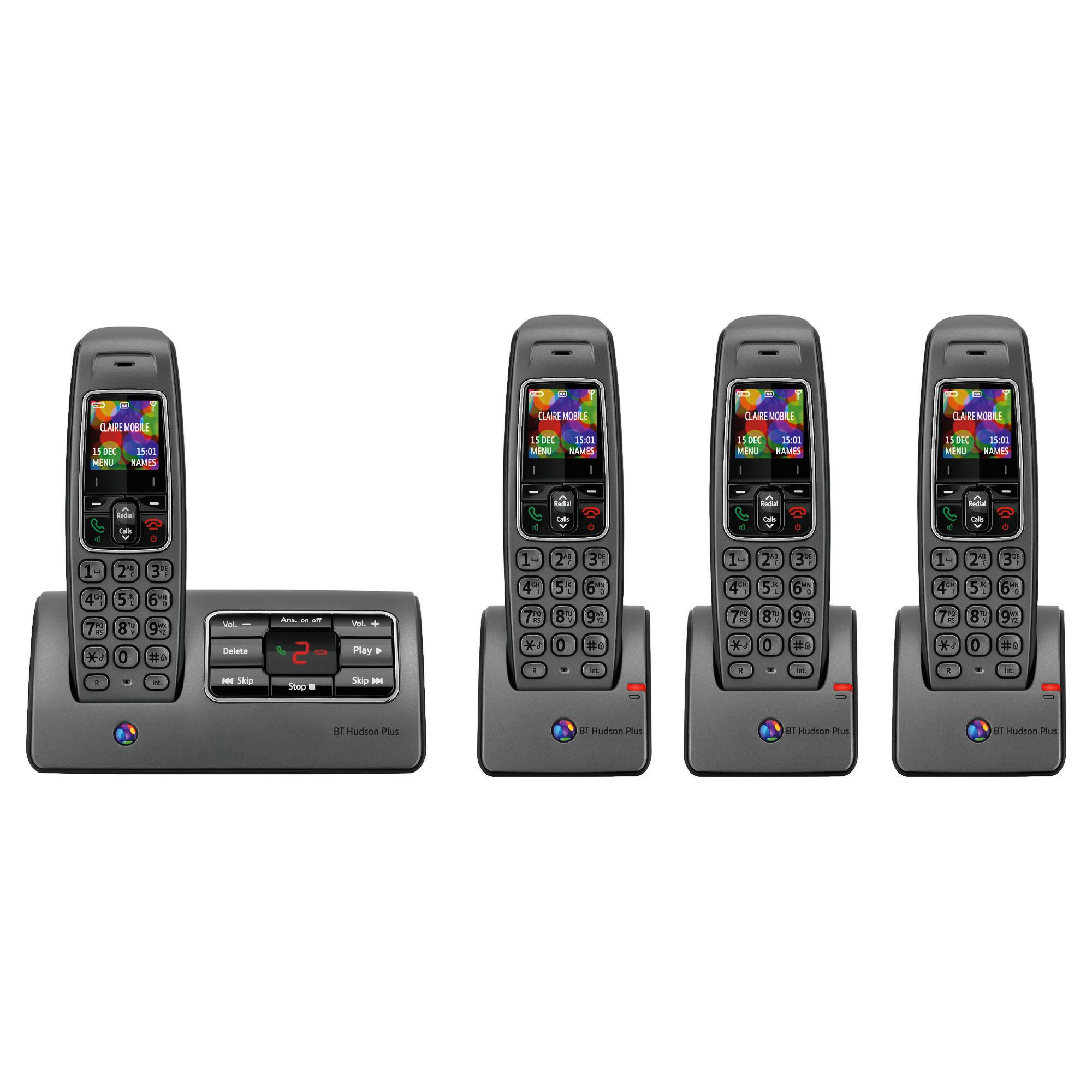 BT Hudson 1500 Plus Quad Telephone