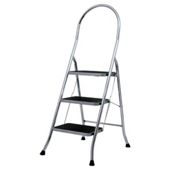 Abru 3 Tread chrome stepstool