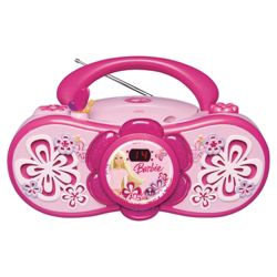 Barbie AC/DC Boombox Radio and CD Player