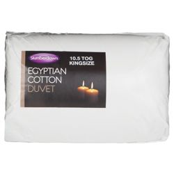 Slumberdown Egyptian Cotton Duvet, 10.5 Tog, King