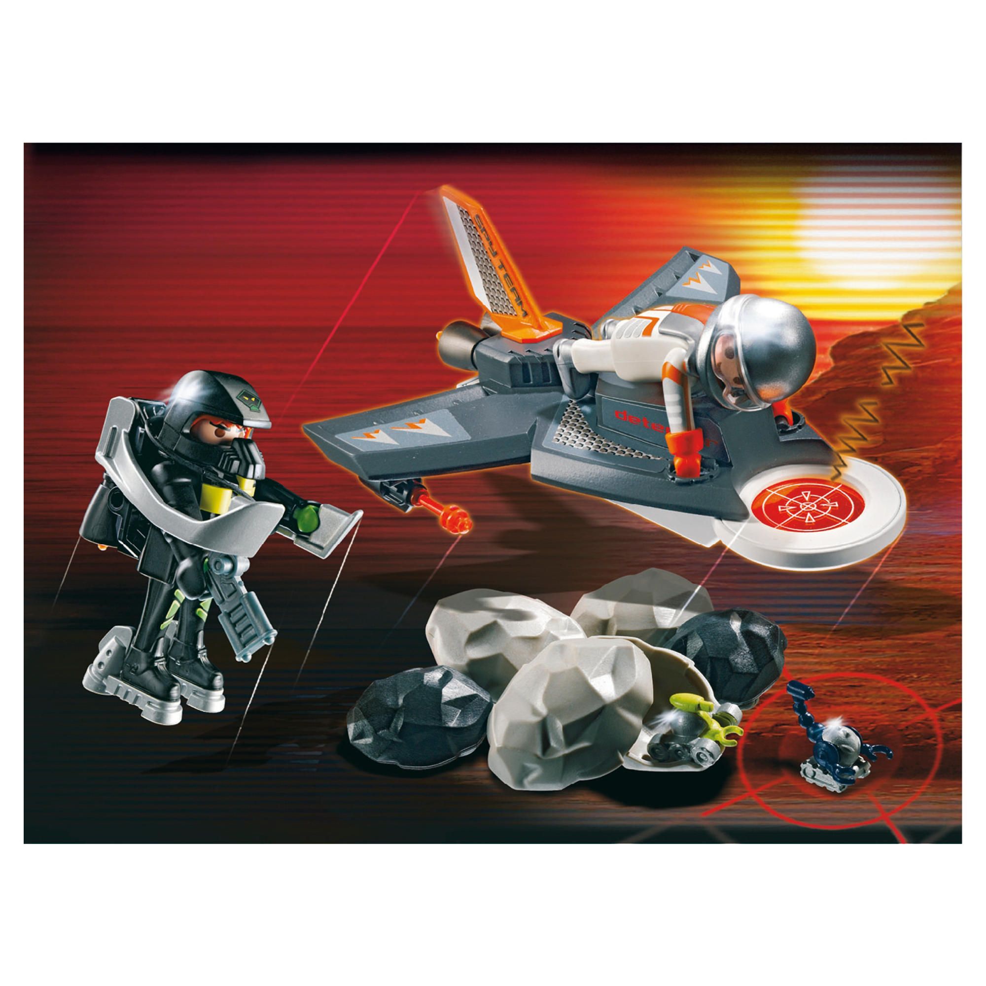 Playmobil 4877 Secret Agent Detector Jet