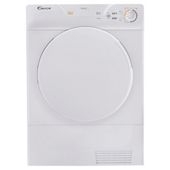 Candy Smart GOC580C Condenser Tumble Dryer, 8kg Load, C Energy Rating. White