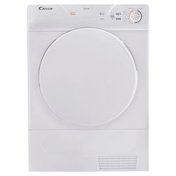 Candy Smart GOC580C Condenser Tumble Dryer, 8kg Load, C Energy Rating. White