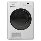 Whirlpool AZB8680 Condenser Tumble Dryer, 8kg Load, B Energy Rating. White