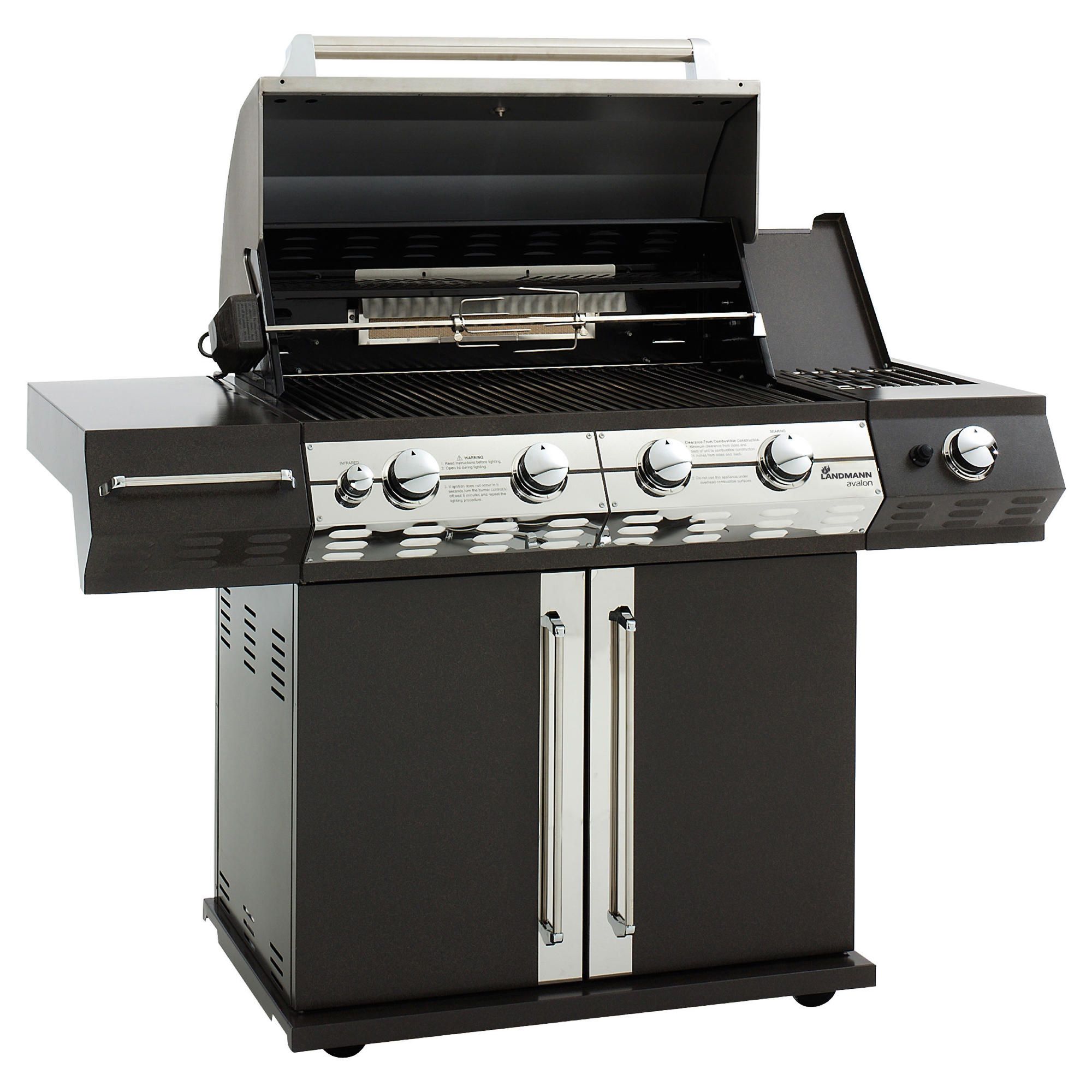 Landmann Avalon 4 Burner Gas BBQ with Rotissere at Tescos Direct