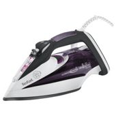 Tefal FV9550 auto clean Iron with Ceramic Plate - White/Purple