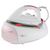 Morphy Richards 42271SS  Steam Generator with Ceramic Plate - White/Pink