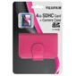 Fujifilm 4GB SDHC memory card Class 4 and Pink Camera case