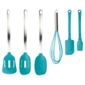 Taylors Eye Witness 6 piece Silicone Utensils Set, Turquoise