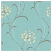 Arthouse Mia motif blue wallpaper