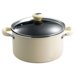 Prestige 24cm Non-stick Stockpot, Almond