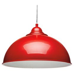 Tesco Lighting Milford Ceiling Fitting, Red