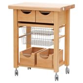 Eddingtons Foxton Beech Kitchen Trolley