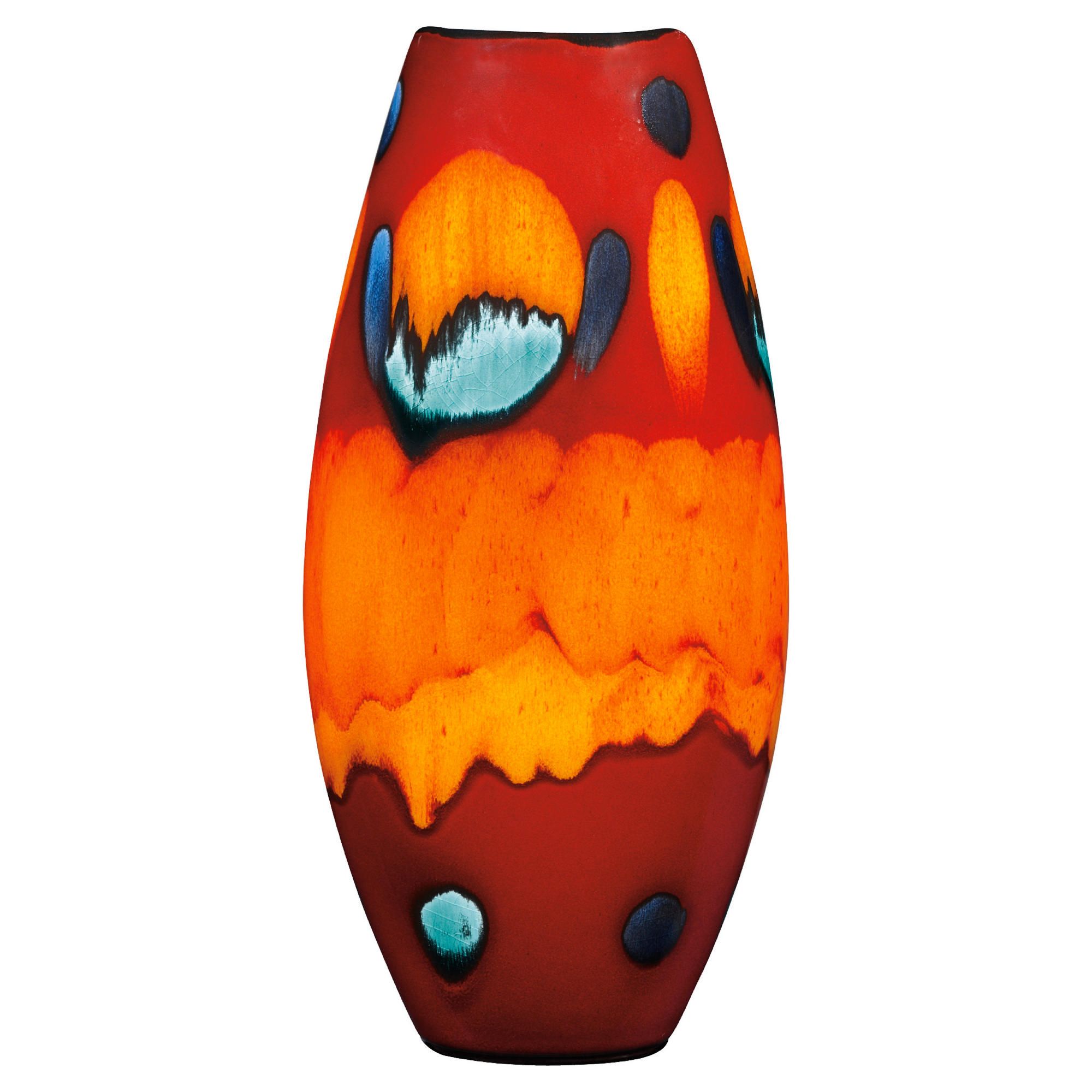 D/S Poole Pottery Volcano Manhattan Vase 36cm
