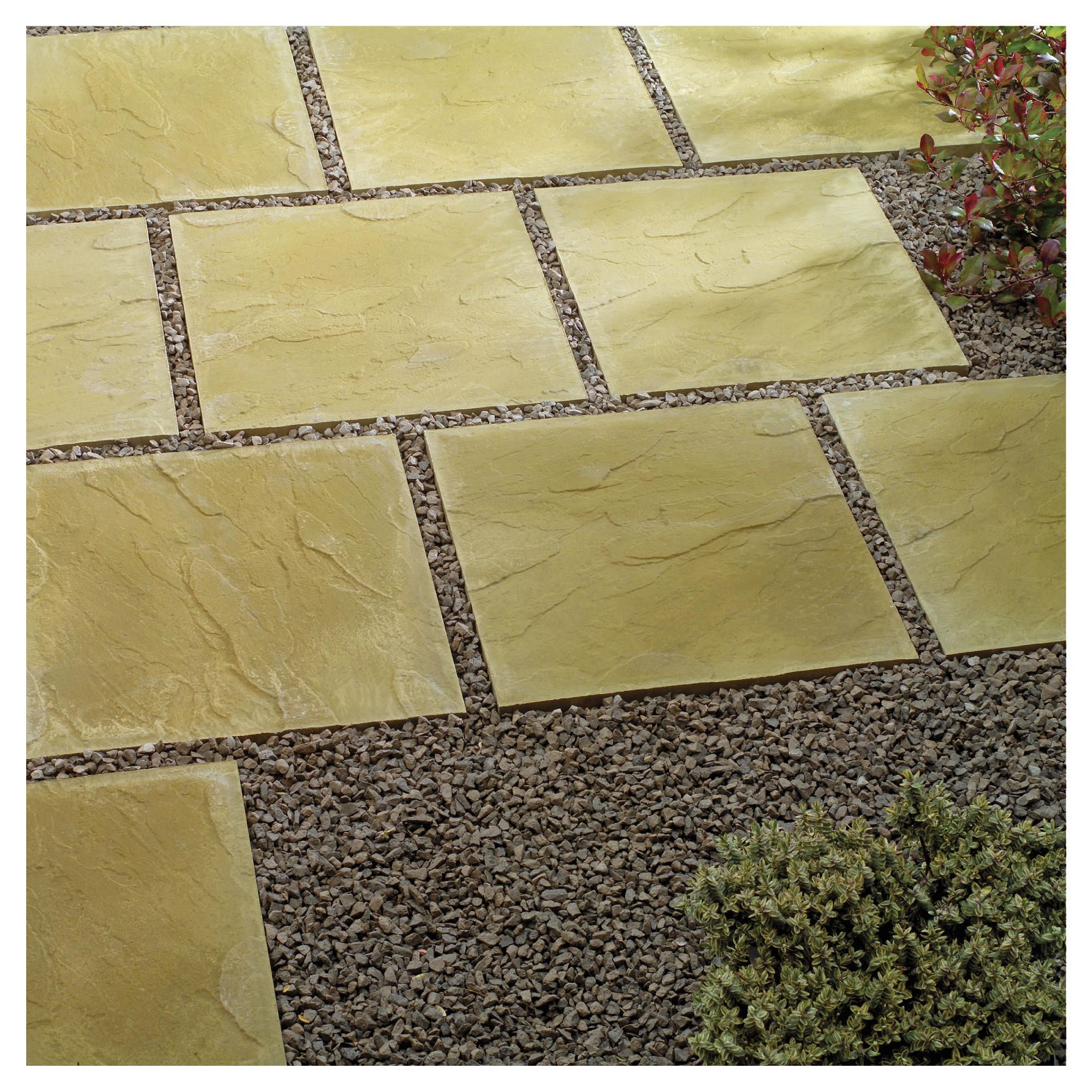 Ashby Buff Riven 450x450x32mm Paving 56pc