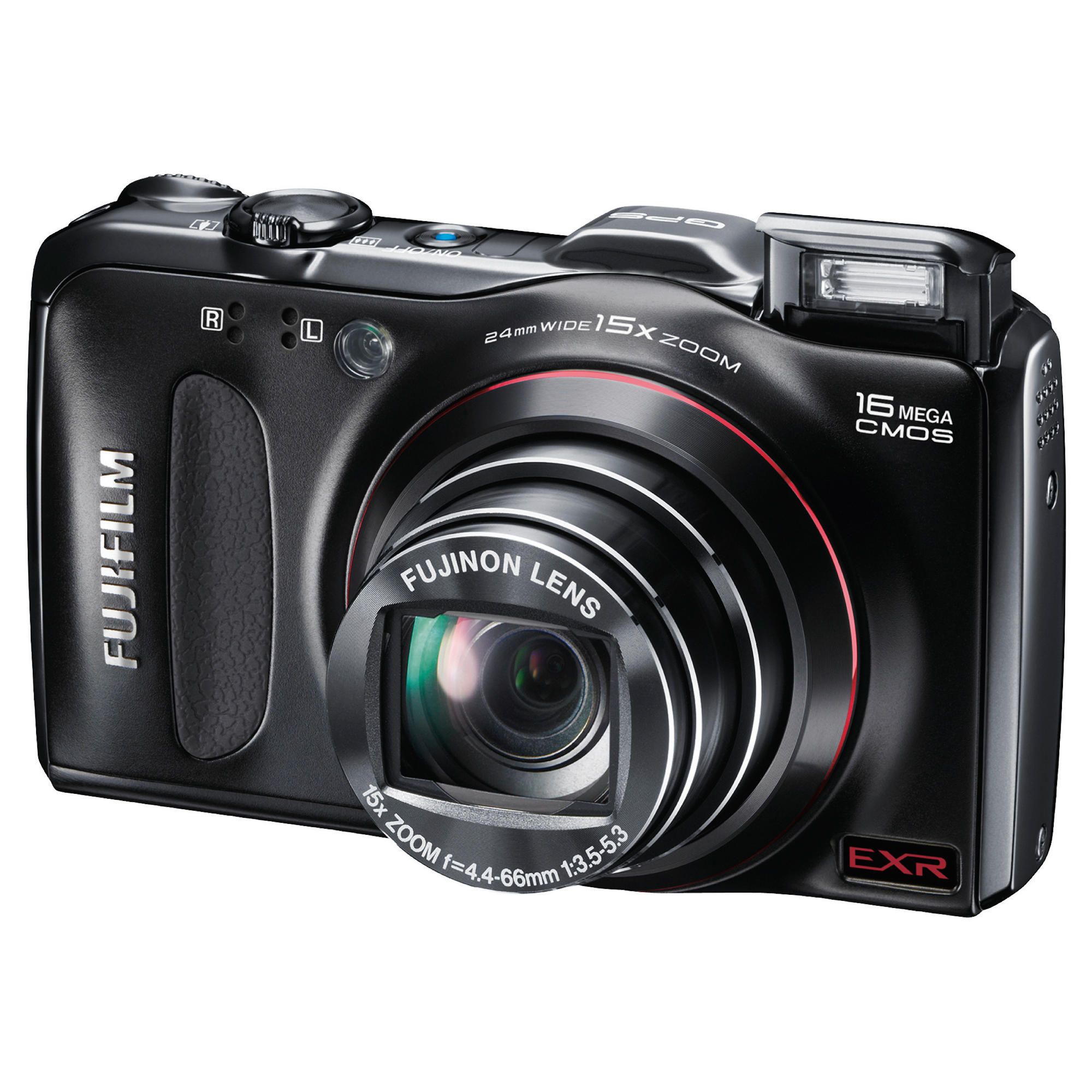 Fujifilm FinePix F550 Digital Camera - Black (16MP, 15x Optical Zoom) 3 inch LCD