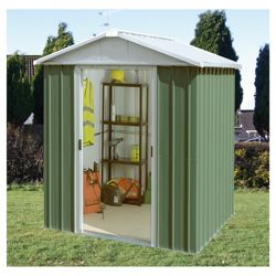 Buy Yardmaster Apex Metal Shed from our Metal Sheds range - Tesco.com