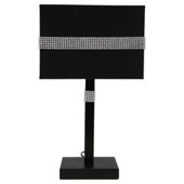 Tesco Lighting Audrey Black and bling table lamp