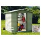 Yardmaster 8x6 Metal Shiplap Shed with floor support frame