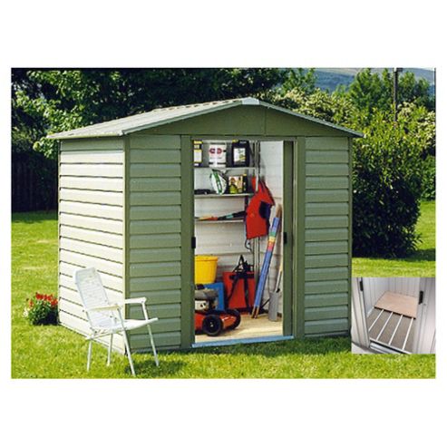 Buy Yardmaster Metal Shiplap Shed with floor support frame ...