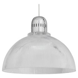 Tesco Lighting Oslo Clear  Plastic Pendant