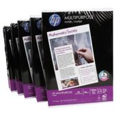 HP Multi Purpose 80Gsm Pack Of 5 (2500 Sheets)