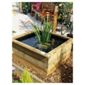 Aquatic Planter with liner 180 x 90 x 45cm - Natural