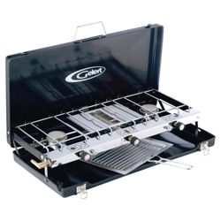 Gelert Compact Double Burner with Grill