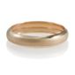 Ladies 9Ct Gold Satin Finish 4Mm, Q