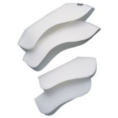 Cottage Craft Shaped Leg Pads white Cob