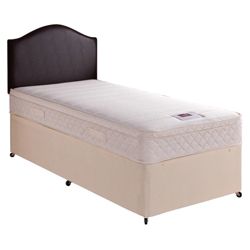 Airsprung Danbury Memory Cushion Top Single Non Storage Divan Bed