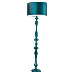 Tesco Lighting Spindle Floor Lamp, Teal