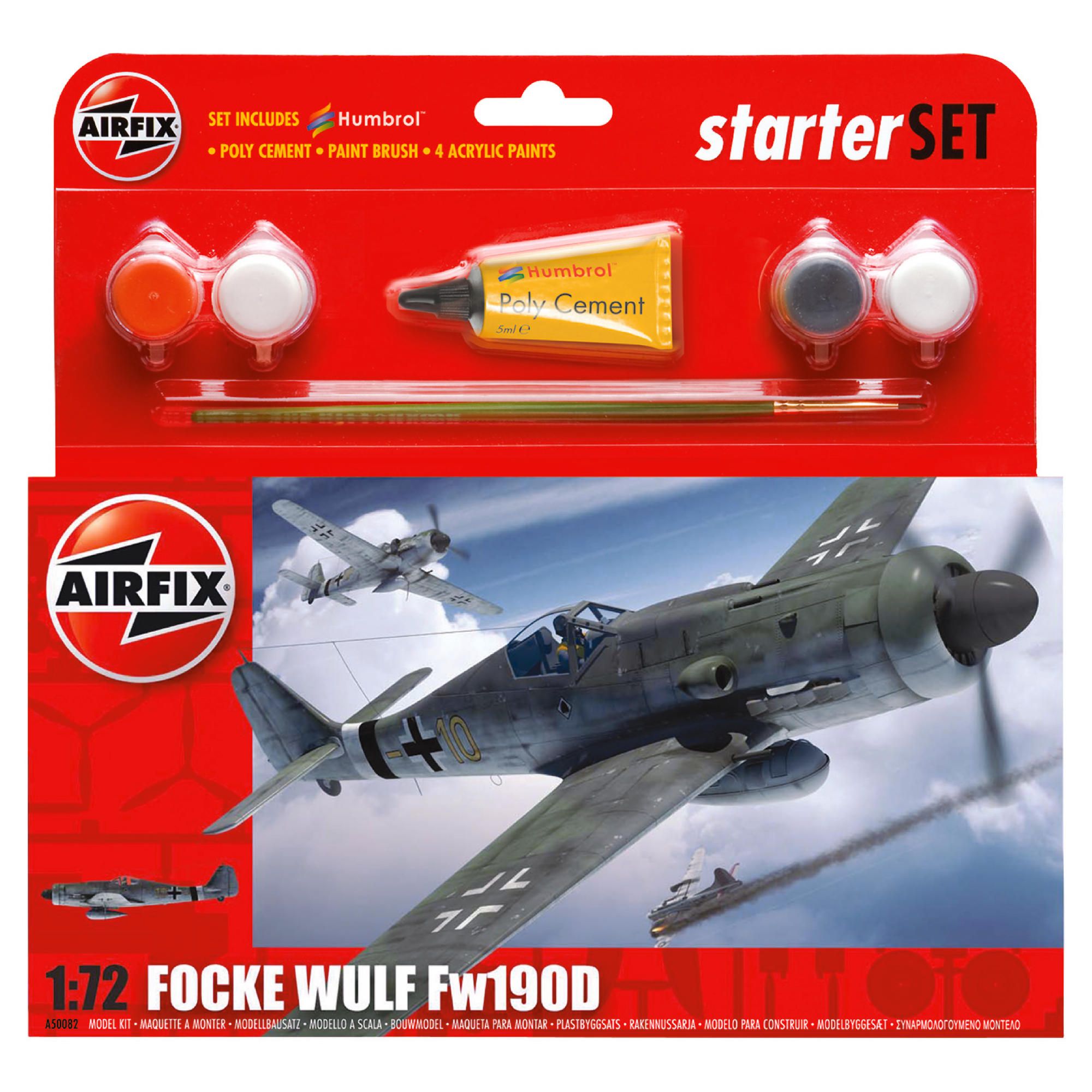 Airfix Fw190D 1:72 Scale Cat 1 Gift Set