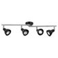 Tesco Lighting Eden Adjustable 4 spot Bar Black