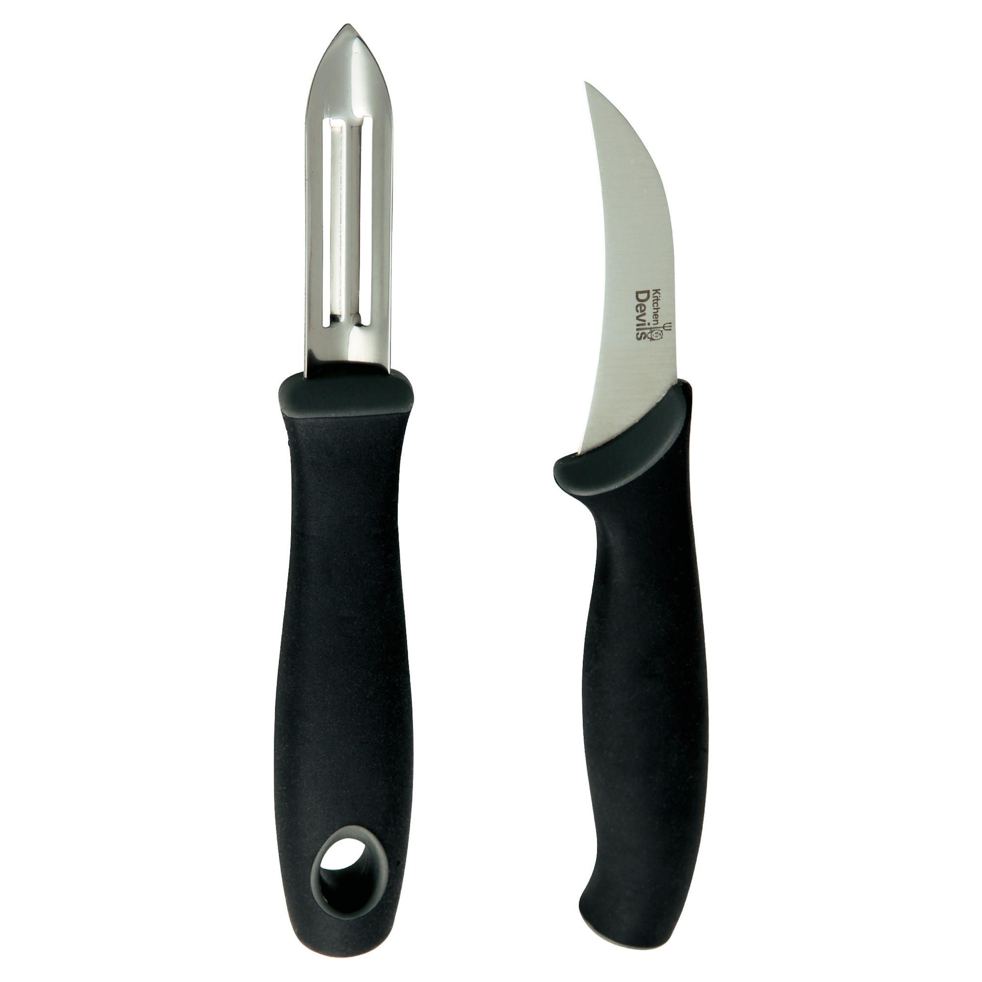 Other Kitchen Devils Curved Paring Knife and Peeler