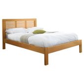 Boston Double Bed Frame, Pine With Natural Stain