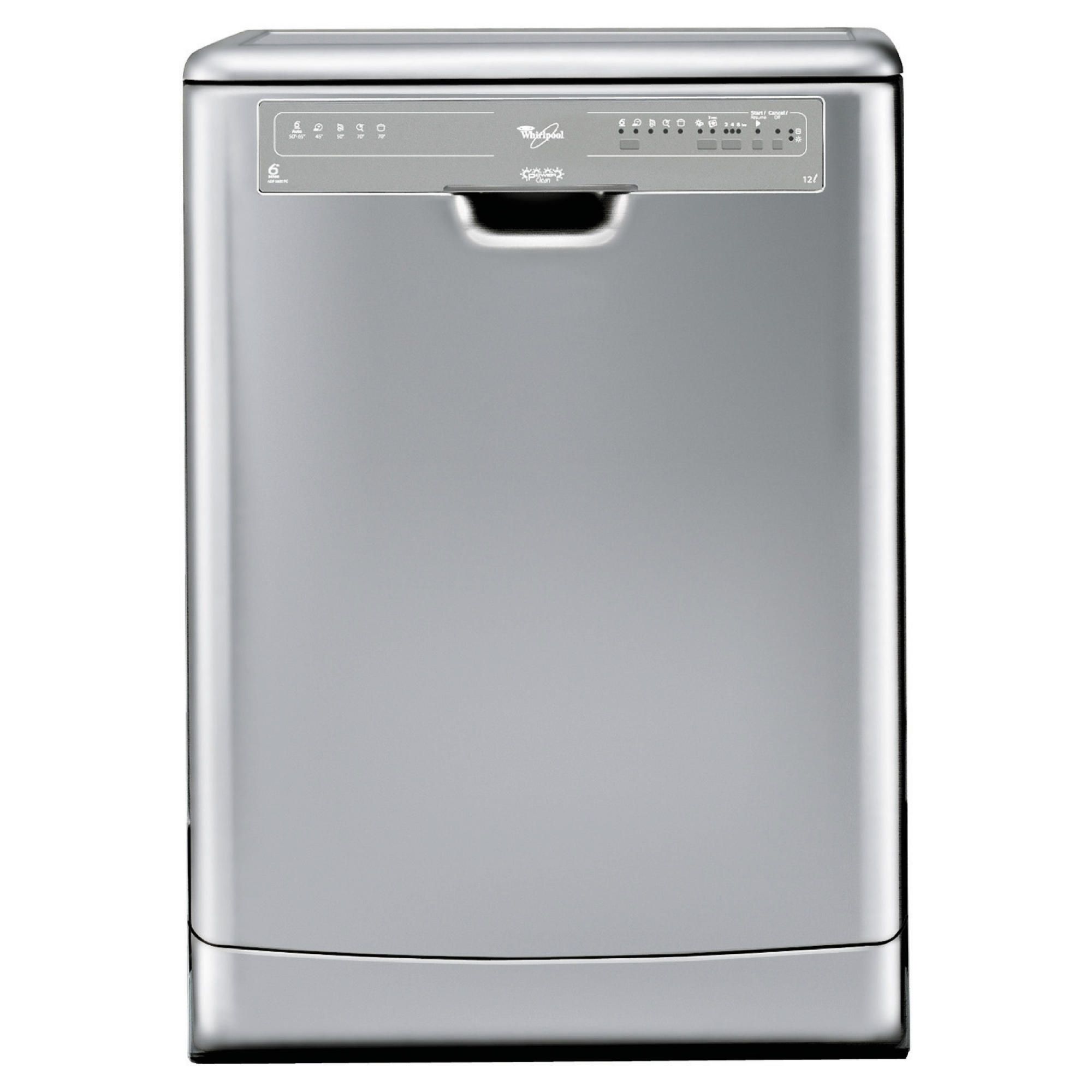 Whirlpool ADP5600 Full Size Silver Dishwasher