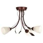 Tesco Lighting Autumn Leaves 3 Light Ceiling Fitting