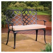 Hartman Verona Cast Aluminium Bench & Cushion