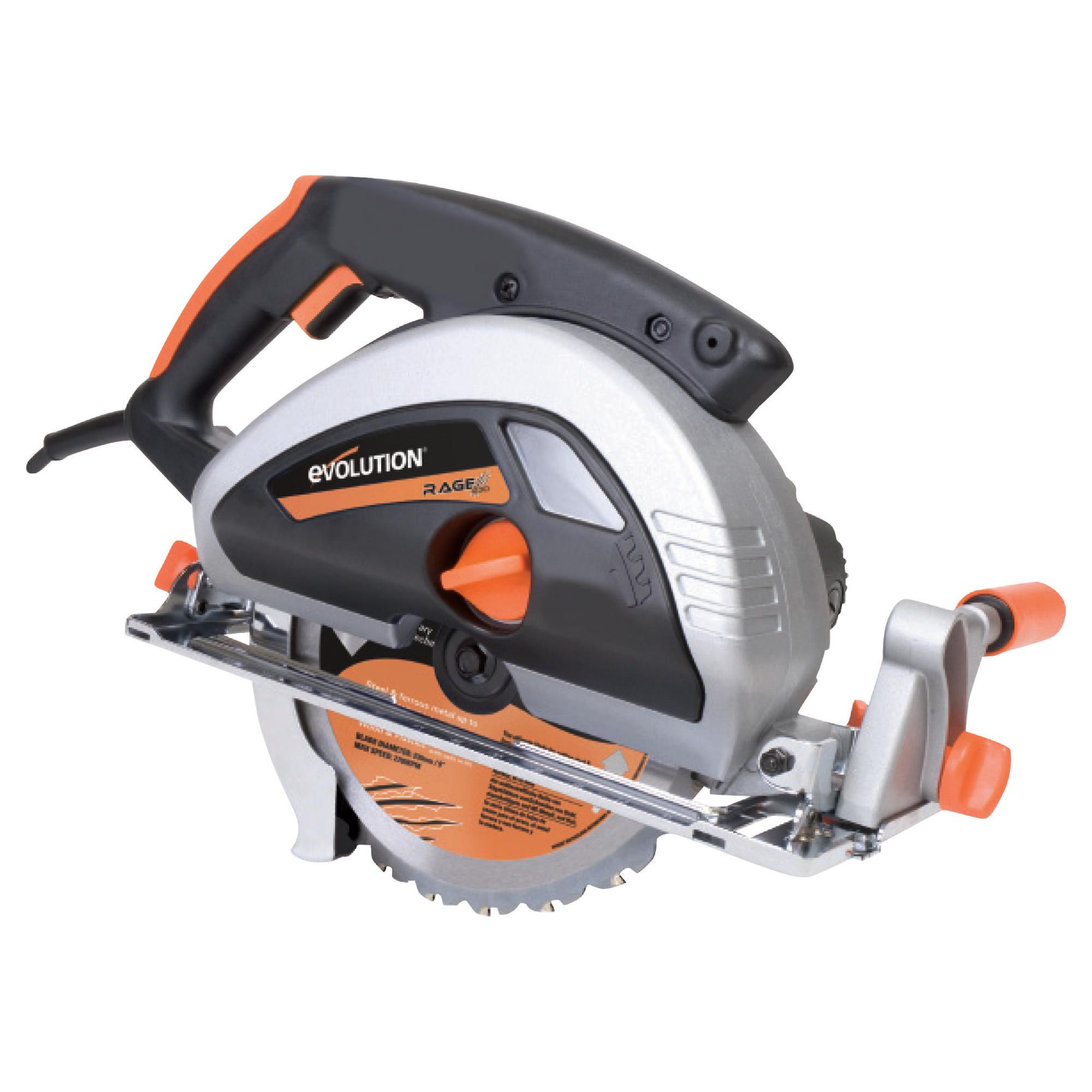 Evolution RAGE230 Multipurpose Circular Saw (Orange)