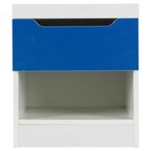 Seattle Kids Beside Chest, White & Blue