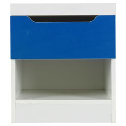 Seattle Kids Beside Chest, White & Blue