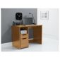 Seattle Straight Desk, Oak Effect