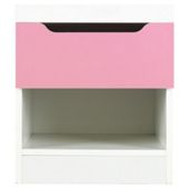 Seattle Kids Beside Chest, White & Pink
