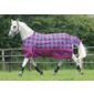 Masta Zing Lightweight Turnout Check Dark Cherry 6ft 9in