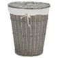 Wicker laundry basket Grey Wash