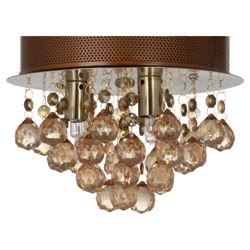 Tesco Lighting Ball Droplet Ceiling Light Cognac