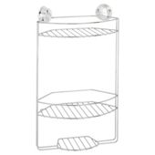 Croydex Twist n Lock Plus 3 Tier Shower Caddy